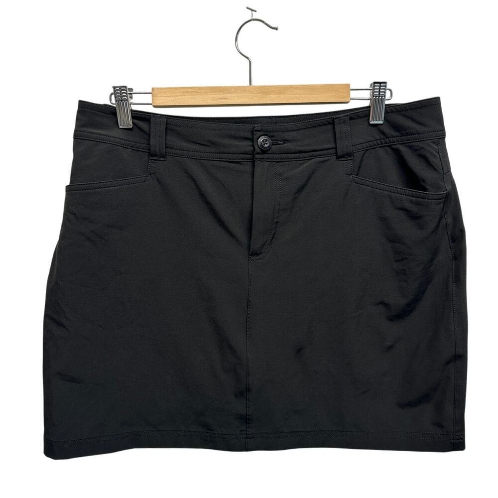 Eddie Bauer Blue Adventurer 2.0 Skort Skirt Women's Size 12 Hiking Pickleball